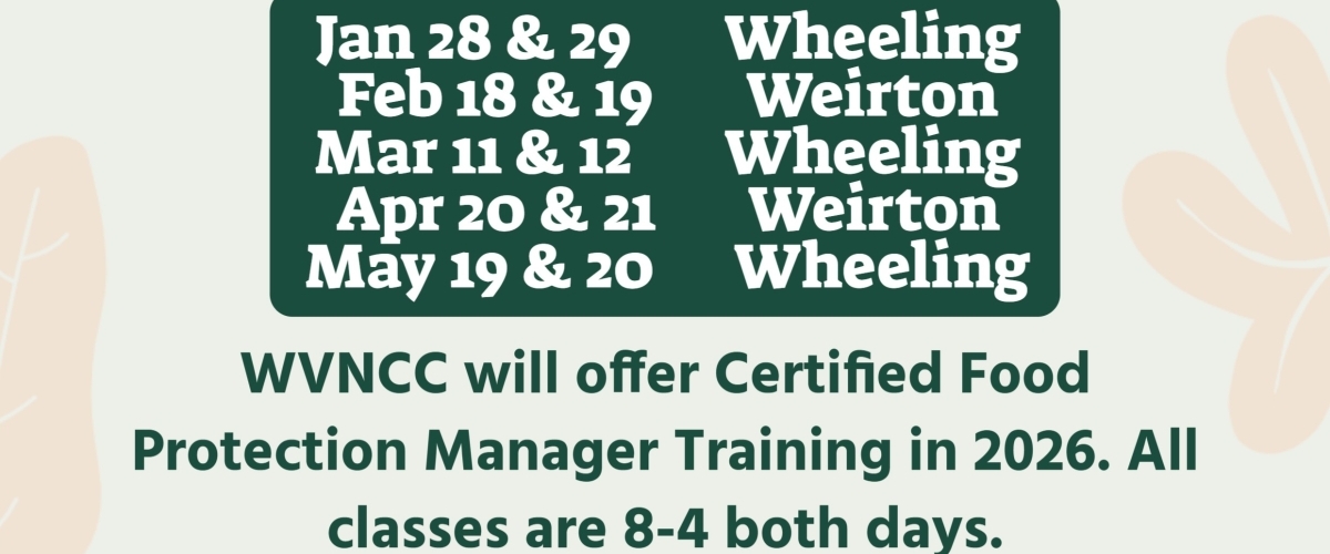 WVNCC to offer CFPM Training Banner Image
