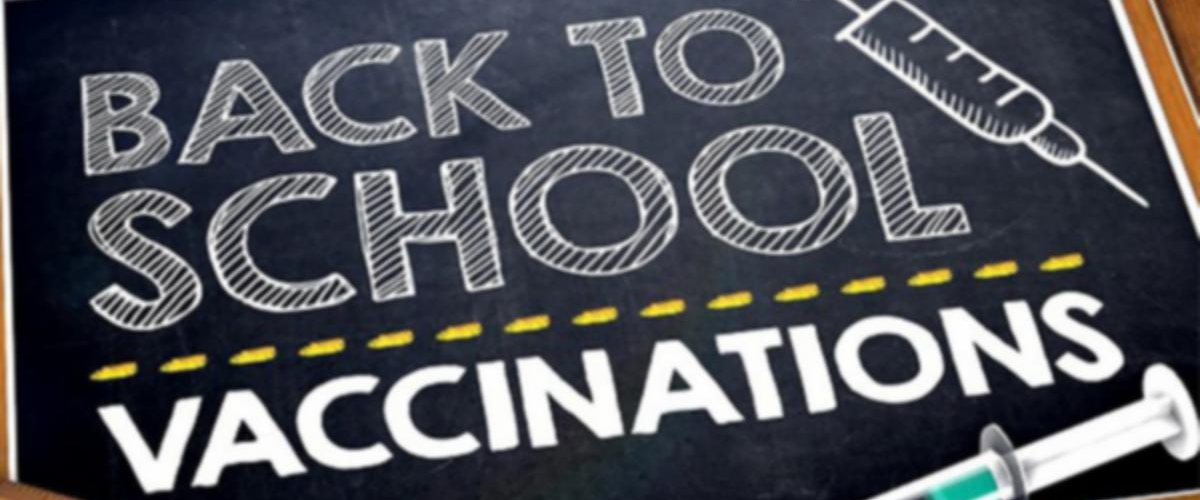 Back to School Vaccination Clinics Banner Image