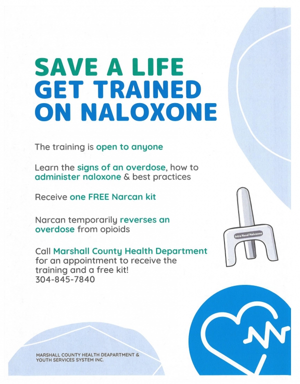 Photo for Marshall County Health Department offers Naloxone Training