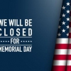 Photo for Closed for Memorial Day